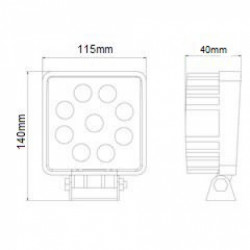 LED tuli 27W